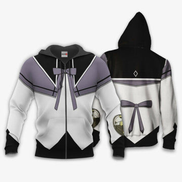Puella Magi Madoka Magica Uniform Akemi Homura Anime 3k256 Fan Gift Stylist Unisex Cartoon 3d Hoodie Zip Hoodie 2325