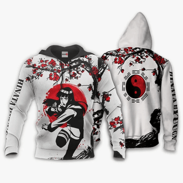 Hinata Hyuuga Anime Manga Naruto For All For Men And Women 3d Hoodie Zip Hoodie
