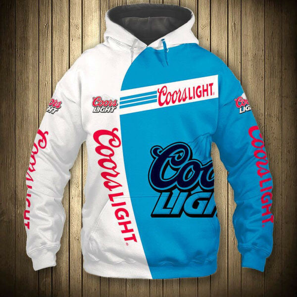 Coors Light King Beer 5k417 Fan Gift Stylist Unisex Cartoon 3d Hoodie Zip Hoodie 1606