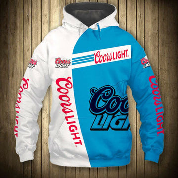 Coors Light King Beer 5k417 Fan Gift Stylist Unisex Cartoon 3d Hoodie Zip Hoodie 1606
