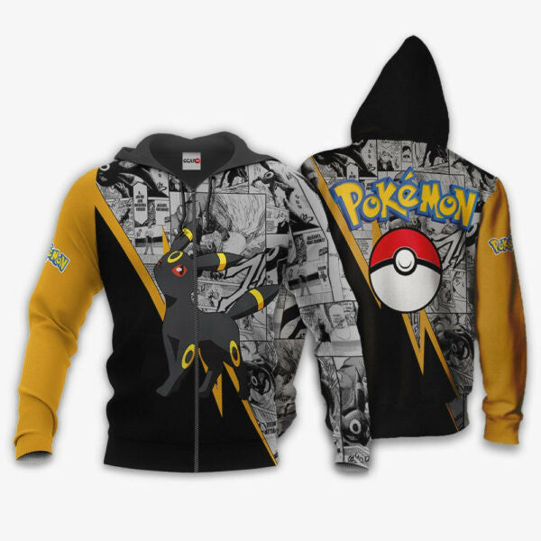 Umbreon Anime Pokemon Manga 1k957 Fan Gift Stylist Unisex Cartoon Graphic Outfits Aop 3d Hoodie Zip Hoodie 2026