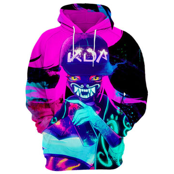 Kda Akali League Of Legends 3d Hoodie Zip Hoodie