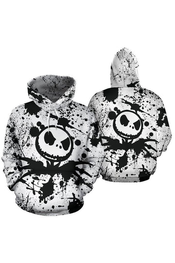 Monster Jack Skellington Over Print 3d Hoodie Zip Hoodie 22