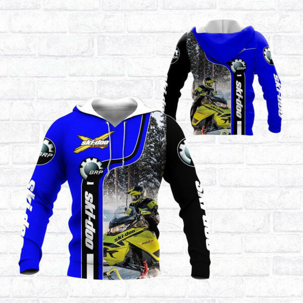 Ski-doo Racing Team 7k800 Fan Gift 3d Zip Hoodie Hoodie Ii0 2188