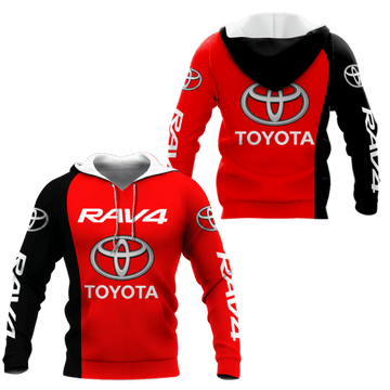 Toyota Rav4 Shirt Fan Gift 818, Stylist Unisex 3d Hoodie Zip Hoodie 1800