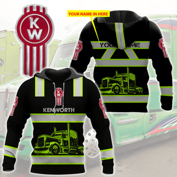 Custom Name Kenworth Trucks Racing Team 7k888 Fan Gift 3d Zip Hoodie Hoodie Ii0 1207