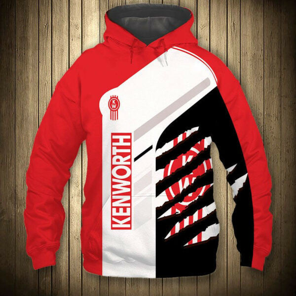 Kenworth Trucks 5k492 Fan Gift Stylist Unisex Cartoon 3d Hoodie Zip Hoodie 511
