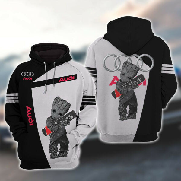 Audi S Line Car Baby Groot 3d All Over Print T Shirt Hoodie 1675