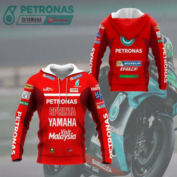 Yamaha Petronas Racing Shirt Fan Gift 550, Stylist Unisex 3d Hoodie Zip Hoodie 2541