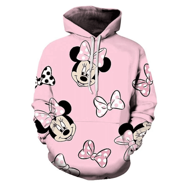 Minnie Mouse 3d All Over Print Hoodie, Zip-up Hoodie