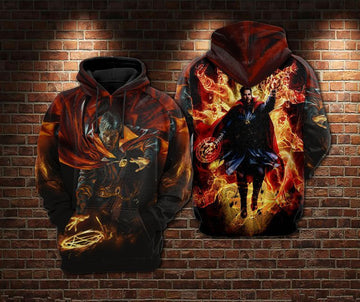 Doctor Strange , Avengers, Marvel Over Print 3d Hoodie Zip Hoodie