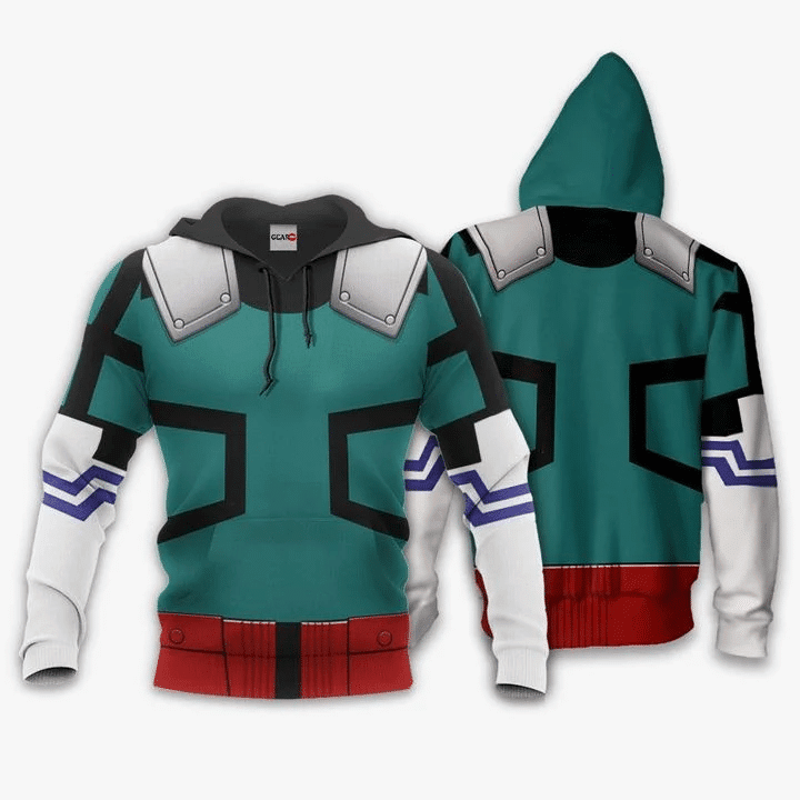 Izuku Midoriya My Hero Academia Anime Manga For Men And Women 3d Hoodie Zip Hoodie