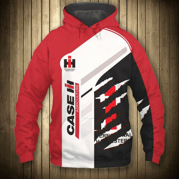 Case Ih Agriculture 5k458 Fan Gift Stylist Unisex Cartoon 3d Hoodie Zip Hoodie 110