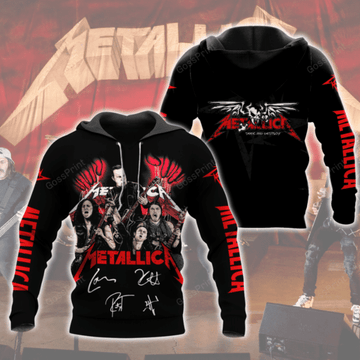 Metallica Rock Band Signatures Hoodie 2 1728