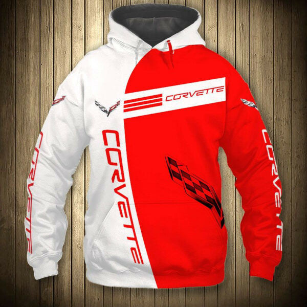 Chevrolet Corvette Sport Car 7k50 Fan Gift Stylist Unisex Cartoon 3d Hoodie Zip Hoodie 879