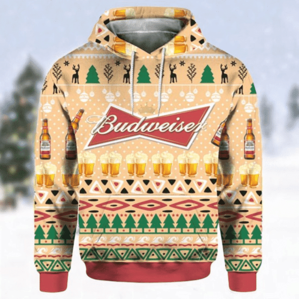 Budweiser Beer 1 Fan Gift, Budweiser Beer Aop Hoodie 231