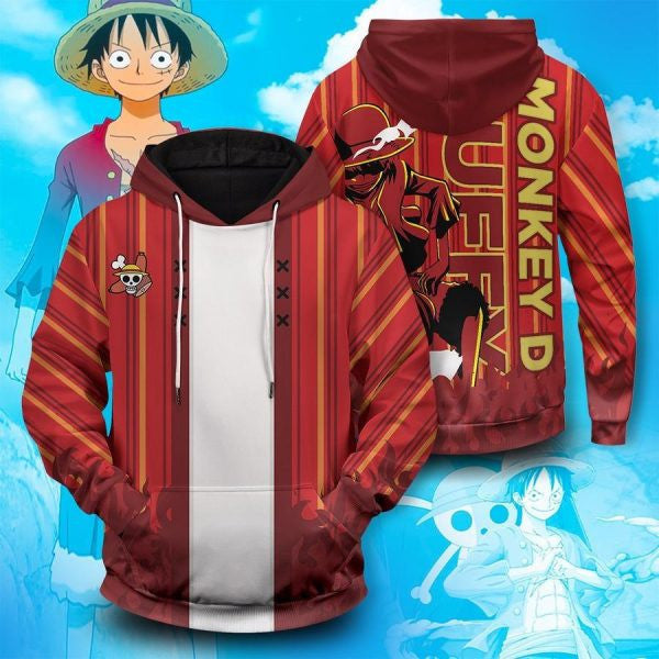 Luffy One Piece Anime 2k599 Lover Gift ,luffy One Piece Anime All Over Print 3d Hoodie 597