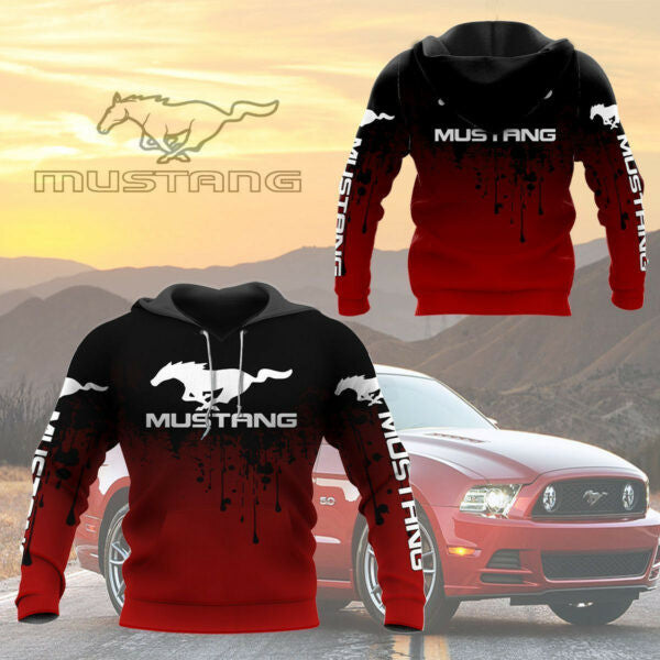 Mustang Shirt Fan Gift 200, Stylist Unisex 3d Hoodie Zip Hoodie 1988