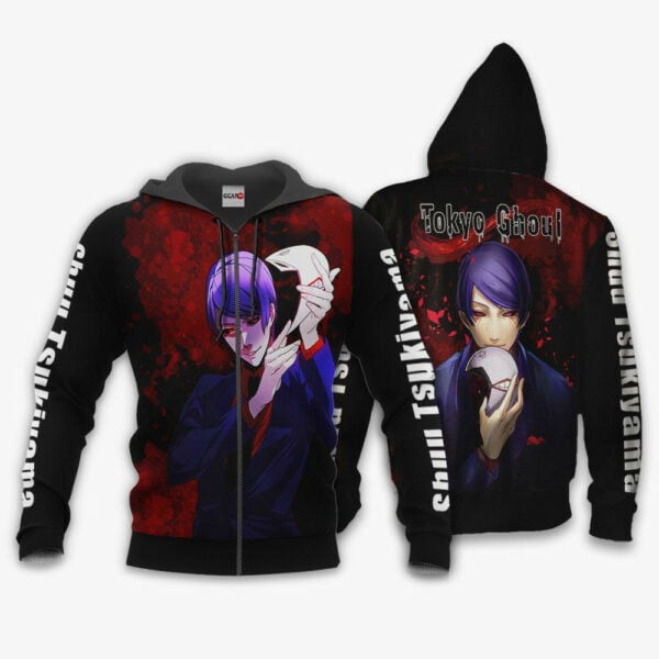 Tokyo Ghoul Shuu Tsukiyama Anime 3k314 Fan Gift Stylist Unisex Cartoon 3d Hoodie Zip Hoodie 2852