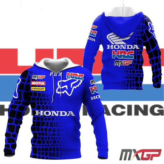 Honda X Fox Racing 3 Fan Gift 3d Hoodie 141