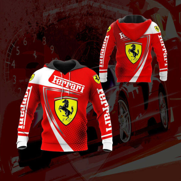 Scuderia Ferrari Luxyry Car 7k947 Fan Gift 3d Zip Hoodie Hoodie Ii0 2588