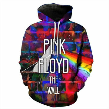 Pink Floyd Rock Band Music The Wall 3d Hoodie Zip Hoodie