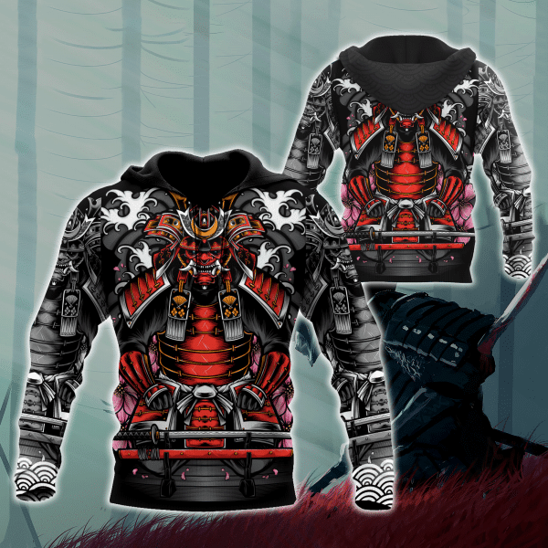 Men Samurai Tattoo 2k519 Lover Gift,men Samurai All Over Print 3d Hoodie 1004