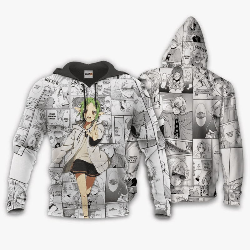 Sylphiette Anime Manga Mushoku Tensei For Men And Women 3d Hoodie Zip Hoodie