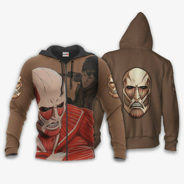 Aot Giant Titan Attack On Titan Anime 3k434 Fan Gift Stylist Unisex Cartoon 3d Hoodie Zip Hoodie 1005
