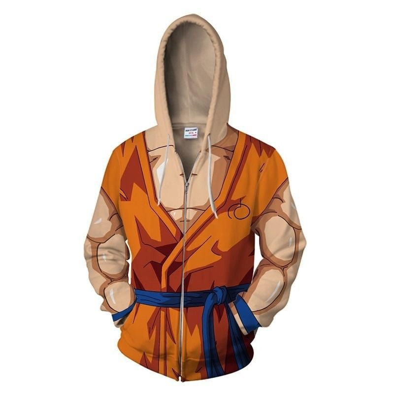 Dragon Ball Over Print 3d Hoodie Zip Hoodie 03