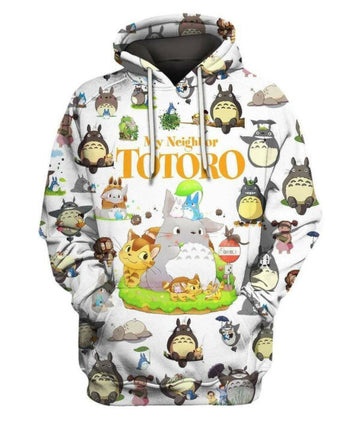 Totoro Shirt Fan Gift 77, Stylist Unisex 3d Hoodie Zip Hoodie 2591