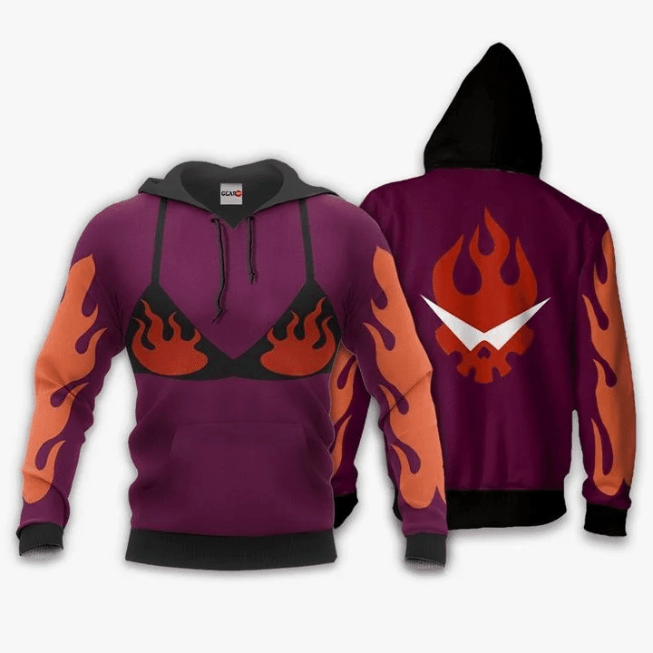 Yoko Littner Tengen Toppa Gurren Lagann Anime Manga For Men And Women 3d Hoodie Zip Hoodie