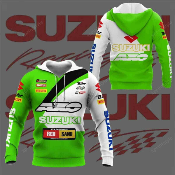 Suzuki Racing Shirt Fan Gift 508, Stylist Unisex 3d Hoodie Zip Hoodie 2029