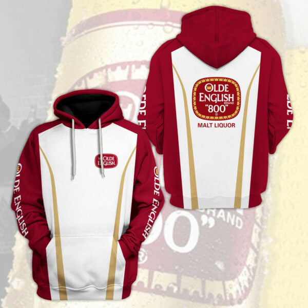 Olde English 800 Malt Liquor 3d Hoodie 1930