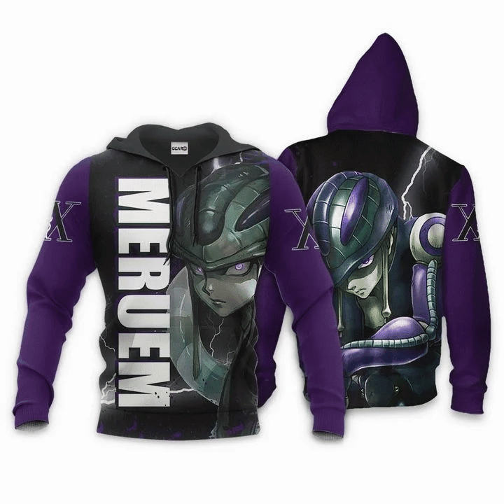 Meruem Anime Manga Hunter X Hunter For Men And Women 3d Hoodie Zip Hoodie