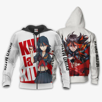 Kill La Kill Ryuko Matoi Anime 3k248 Fan Gift Stylist Unisex Cartoon 3d Hoodie Zip Hoodie 877
