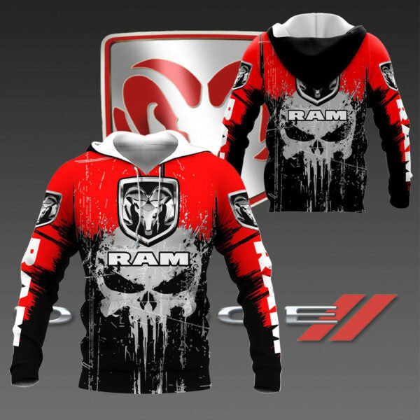 Punishes Dodge Ram Sports Car 8k464 Fan Gift 3d Zip Hoodie Hoodie Ii0 2751