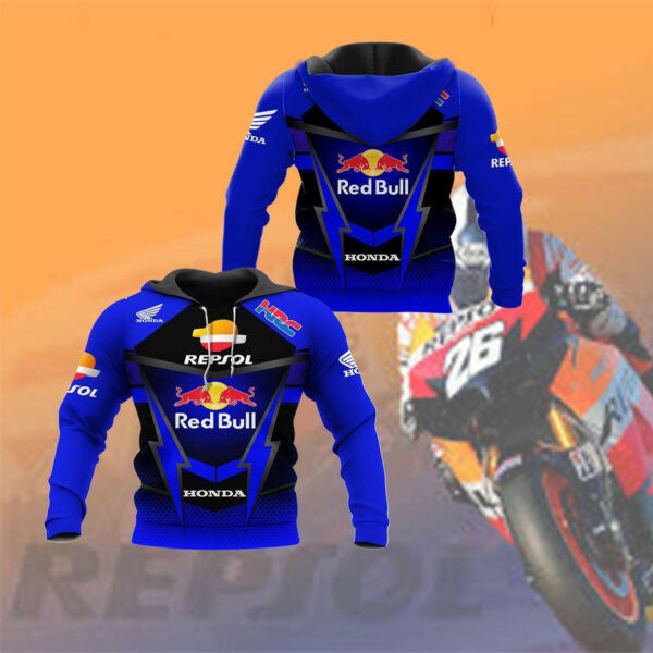 Honda Racing Racing Shirt Fan Gift 515, Stylist Unisex 3d Hoodie Zip Hoodie 57