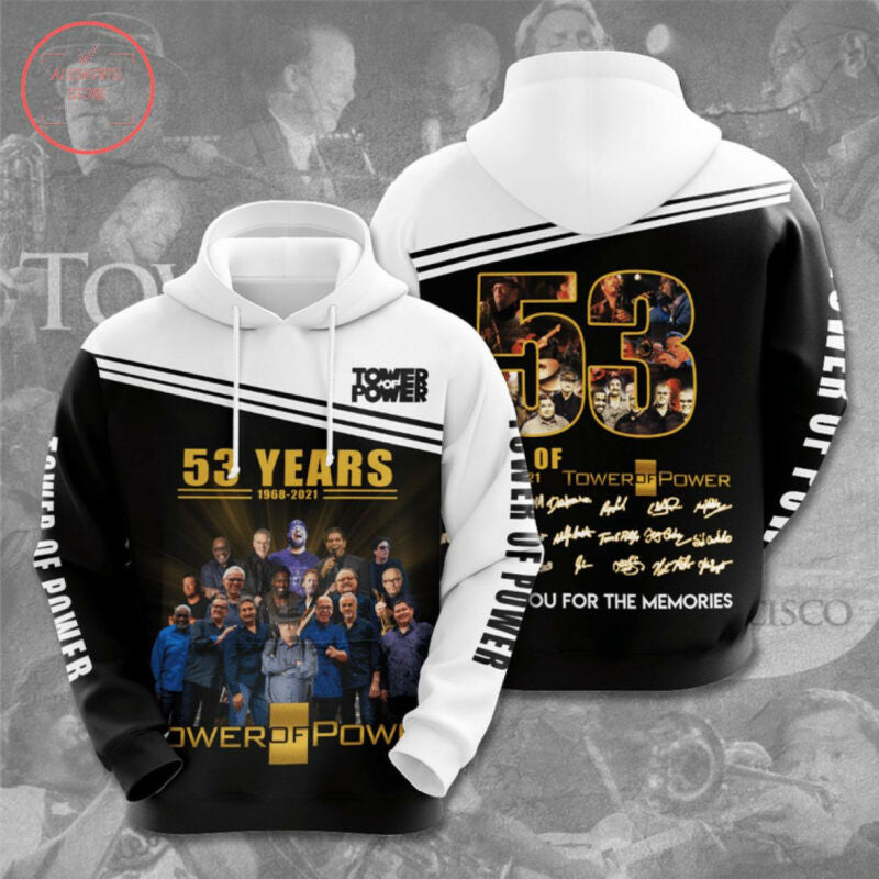 Top Of Power 53 Years 1968 2021 3d Hoodie Zip Hoodie