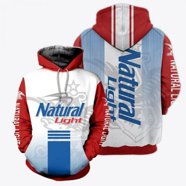 Natural Light Beer 3d All Over Print Hoodie 381 2263