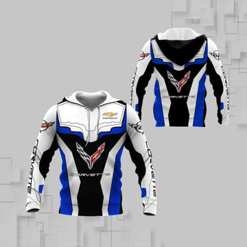 Chevrolet Corvette Shirt Fan Gift 787, Stylist Unisex 3d Hoodie Zip Hoodie 1557