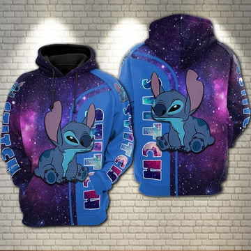 Lilo And Stitch Cute Lover 3d Hoodie Zip Hoodie 1129