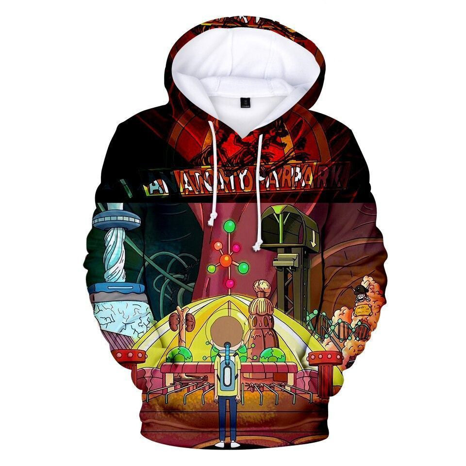 Anatomy Park Rick And Morty Gift For Men And Women Over Print 3d Hoodie Zip Hoodie 860