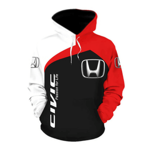 Honda Motor 6 Fan Gift, Honda Motor Aop Hoodie 1199