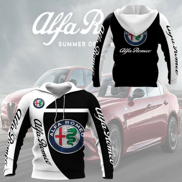 Alfa Romeo Shirt Fan Gift 190, Stylist Unisex 3d Hoodie Zip Hoodie 653