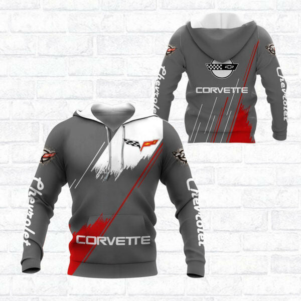 Chevrolet Corvette Shirt Fan Gift 776, Stylist Unisex 3d Hoodie Zip Hoodie 609