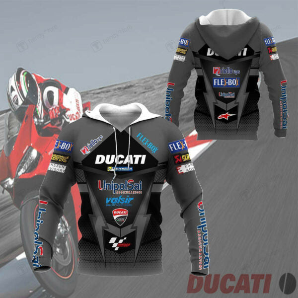 Ducati Racing Shirt Fan Gift 529, Stylist Unisex 3d Hoodie Zip Hoodie 1667