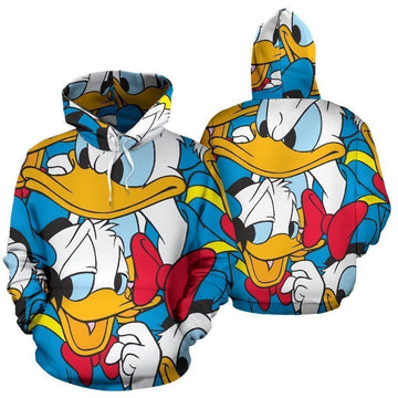 Donald Duck Movies Disney Over Print 3d Hoodie Zip Hoodie 64