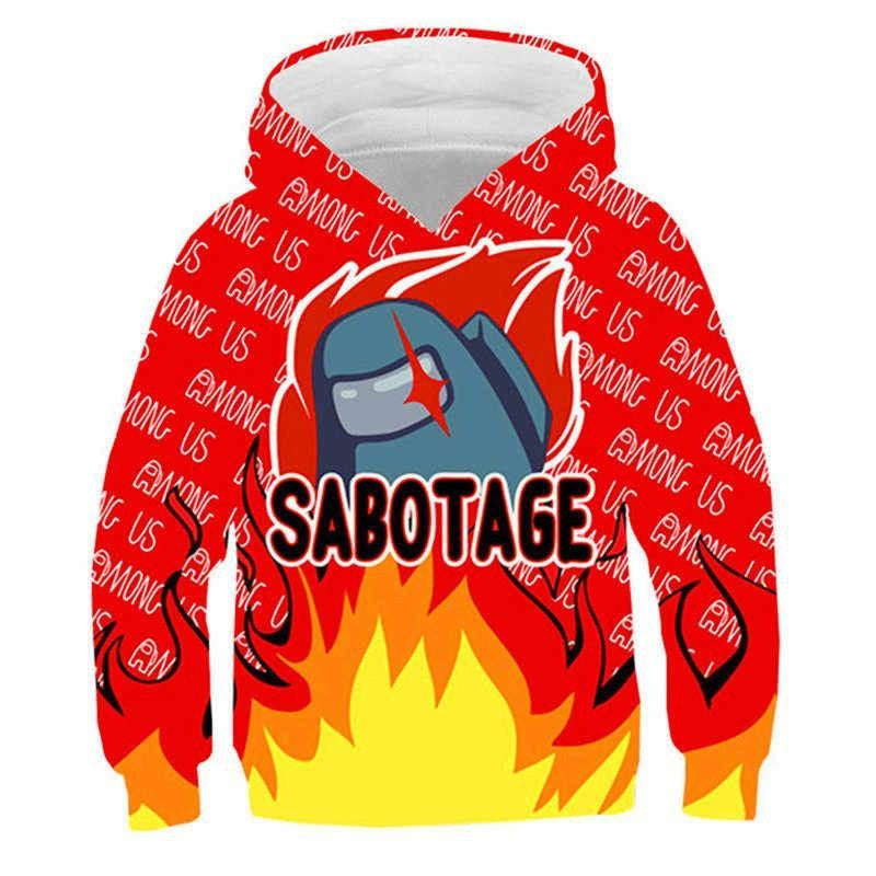 2021 Among Us New Over Print 3d Hoodie Zip Hoodie 4