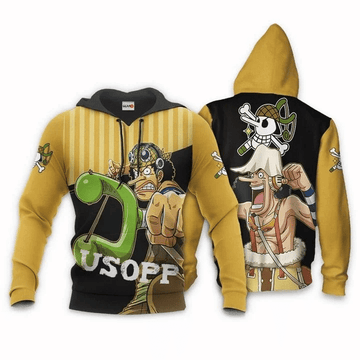 One Piece Usopp Anime Manga One Piece For Men And Women 3d Hoodie Zip Hoodie